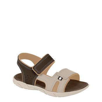 Sandalia-Cafe-e-Areia-Kids-Costura-Aparente-|-Molekinho-Tamanho--27---Cor--CAFE-0